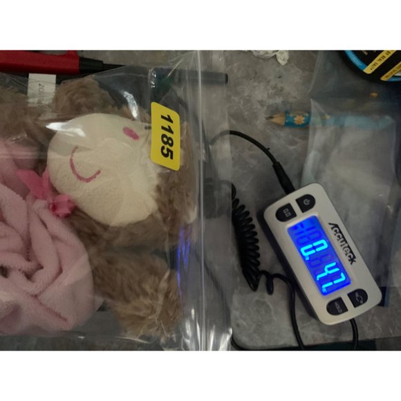 Baby Starters 2010 Monkey Rattle Security Blanket Lovie Too Cute Embroidered Flo - Picture 9 of 9